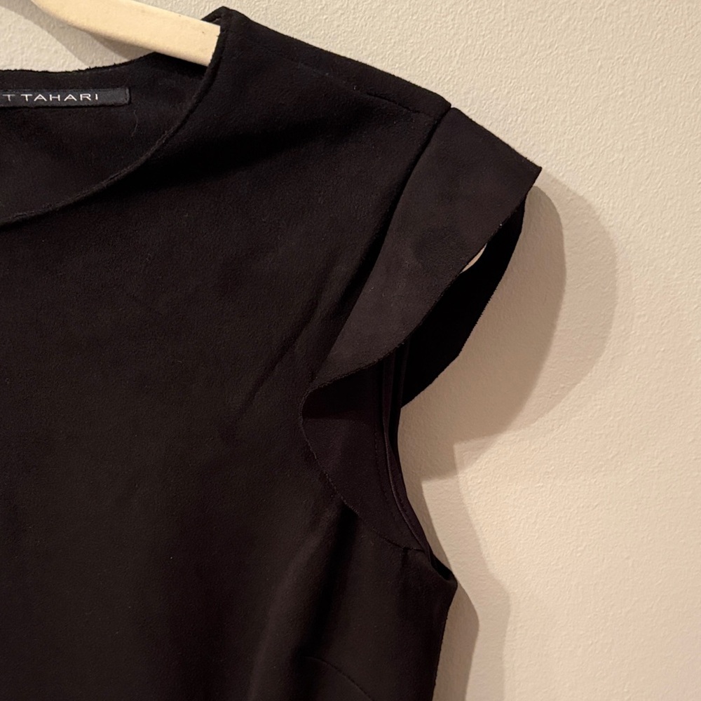 Tahari Classic Black Mini Dress - Picture 3 of 7